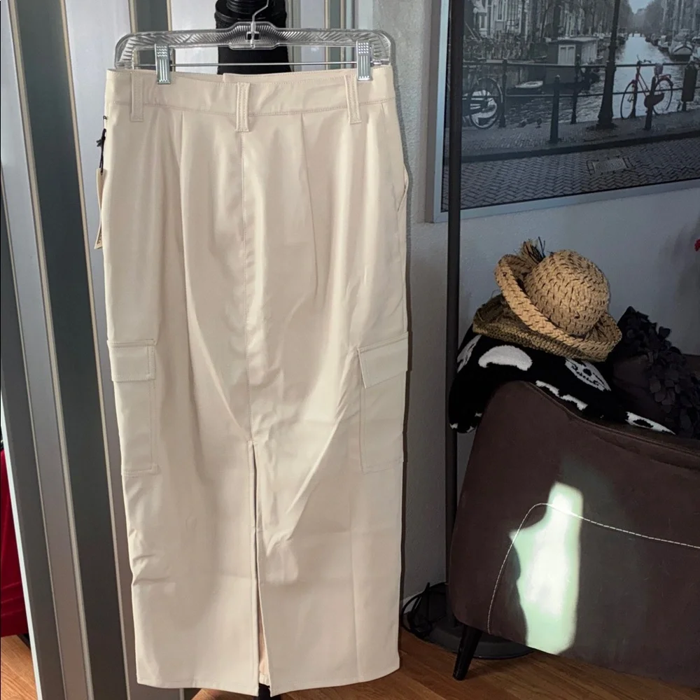 Haute Monde Off-White Cargo Pants